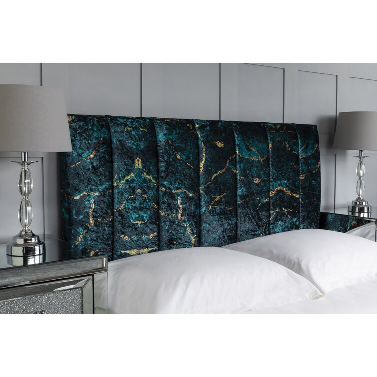 Wayfair velvet store headboard